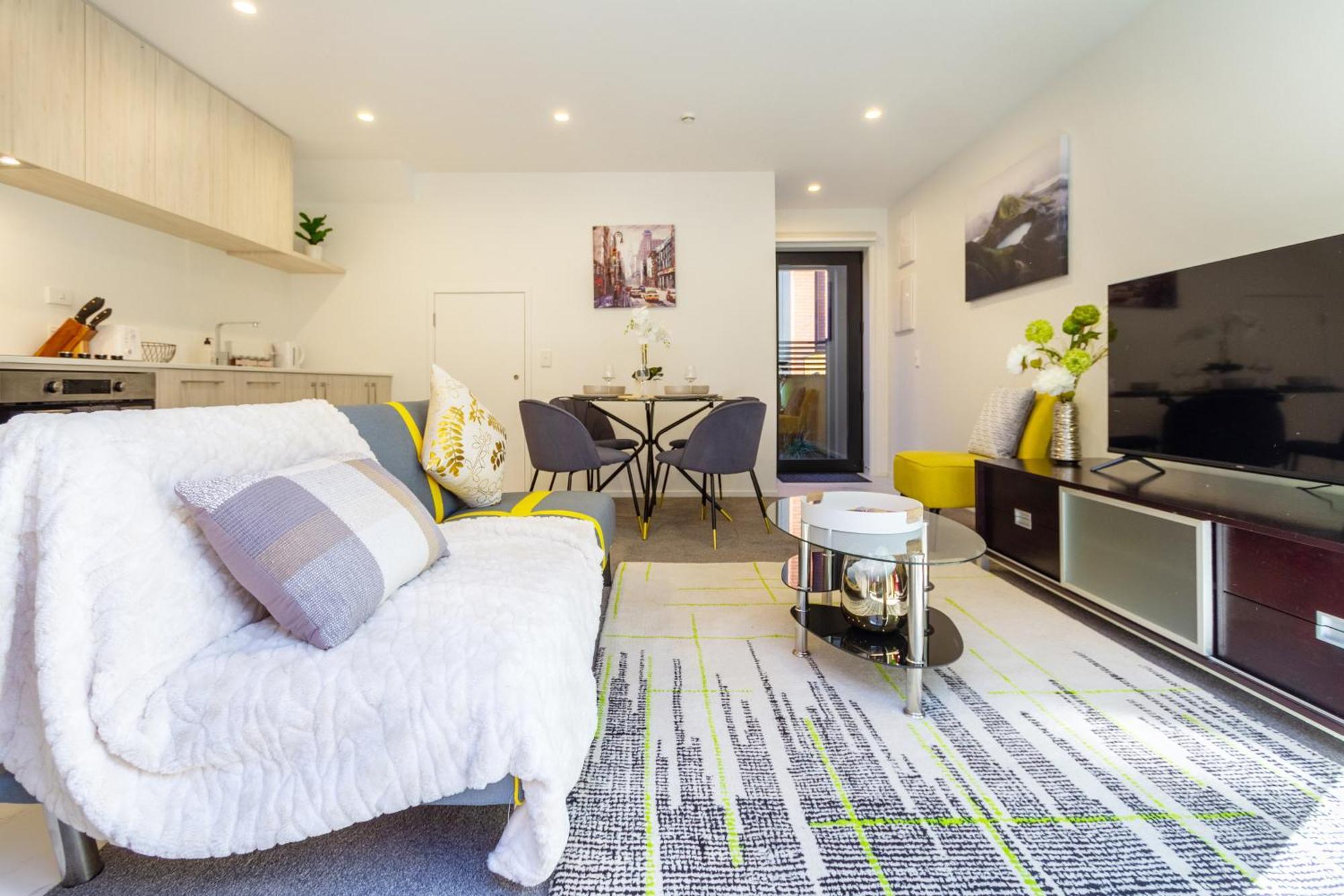 Central Escape On Cashel Street 2 Bed 2 Bath Christchurch Zewnętrze zdjęcie